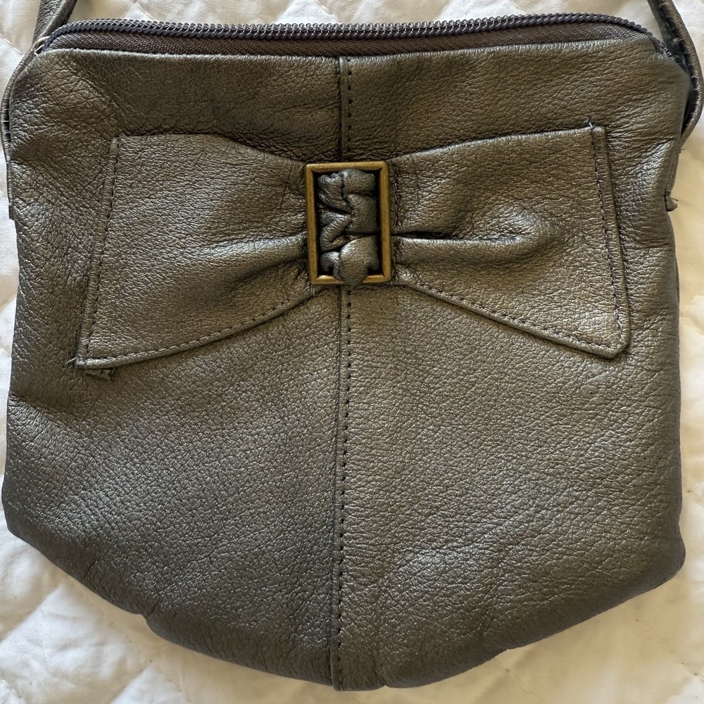 Handcrafted-Millie Birky-Pure-Handbag-Small-Gray‎